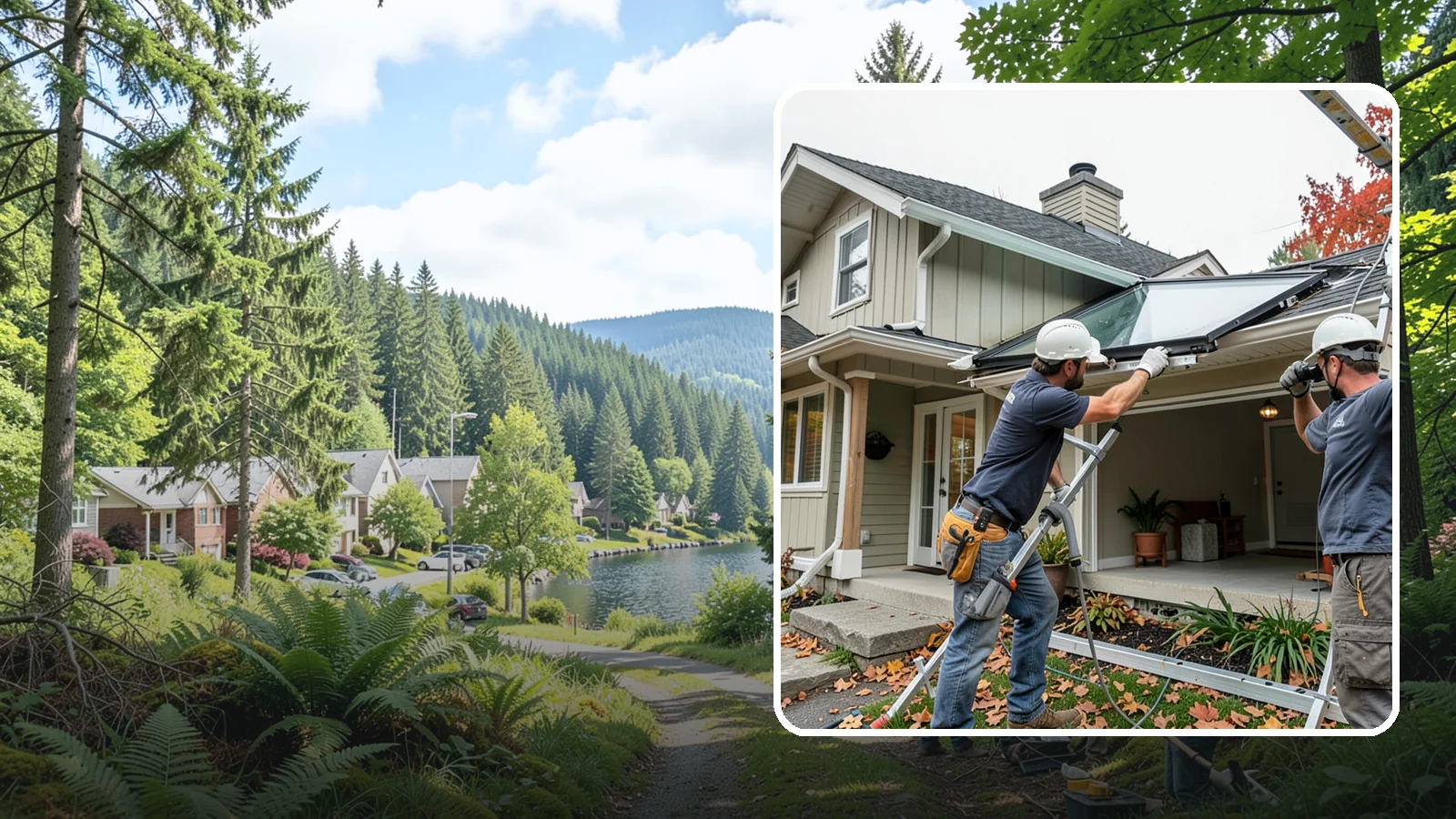 Skylight Repair in Lake Forest Park, King County, WA - Fast diagnosis and repair of skylight leaks, seal failures, and flashing problems before water spreads.