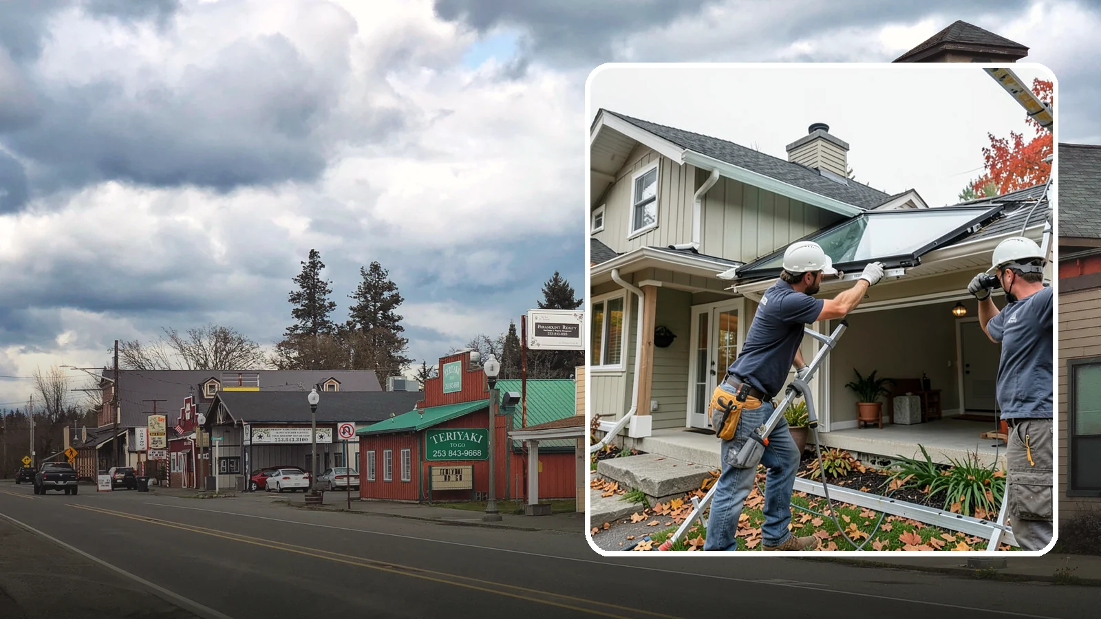 Skylight Repair in Roy, Pierce County, WA - Fast diagnosis and repair of skylight leaks, seal failures, and flashing problems before water spreads.