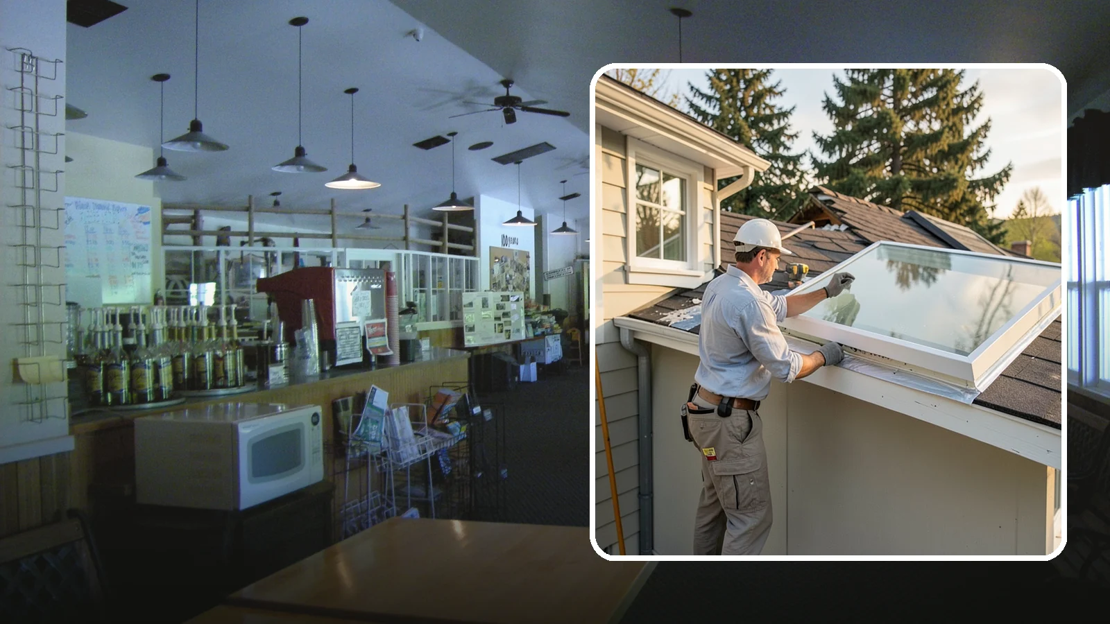 Skylight Replacement in Black Diamond, King County, WA - Swap out aging, foggy, or leaking skylights for efficient new units without disturbing your roof.