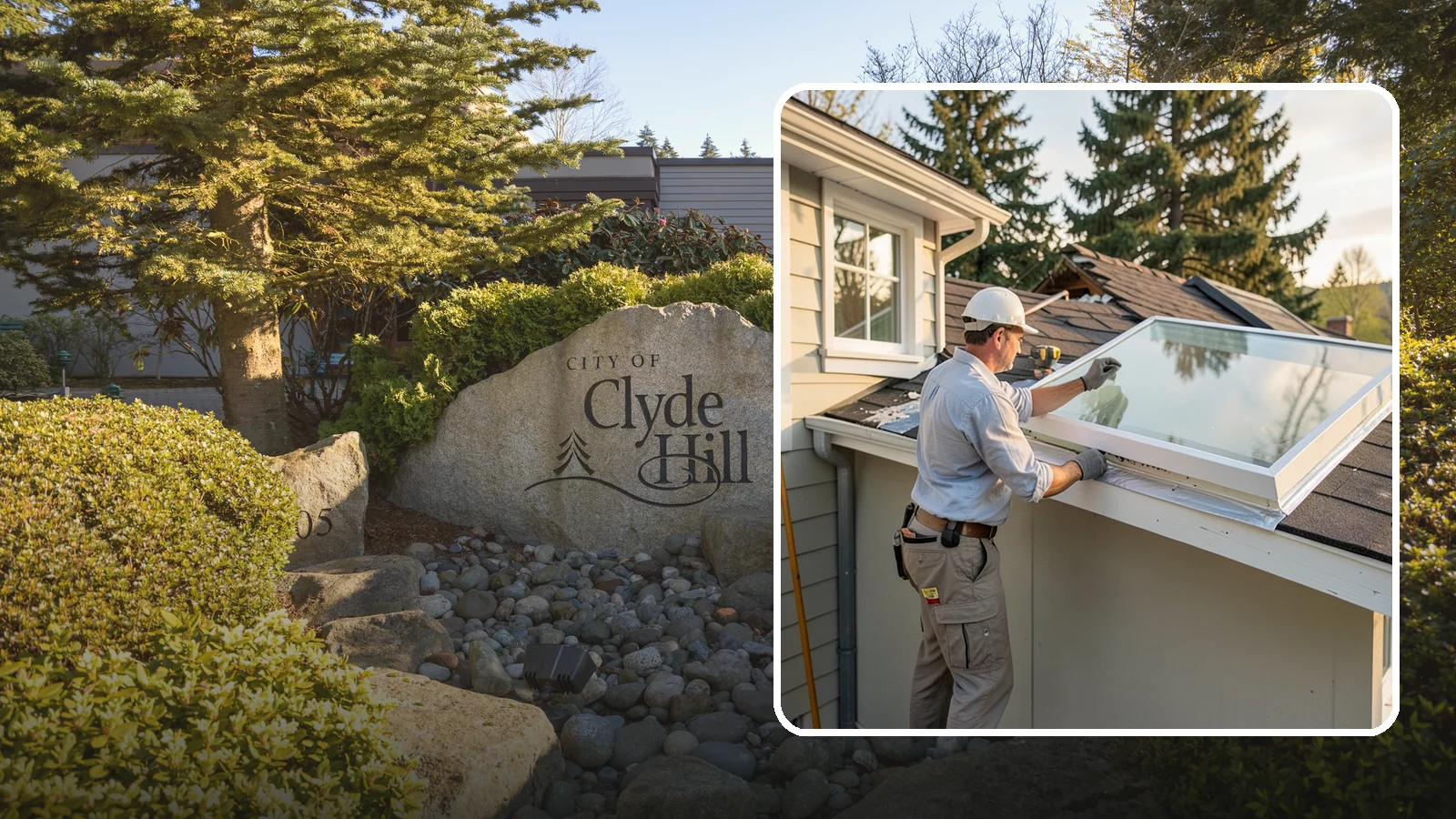 Skylight Replacement in Clyde Hill, King County, WA - Swap out aging, foggy, or leaking skylights for efficient new units without disturbing your roof.