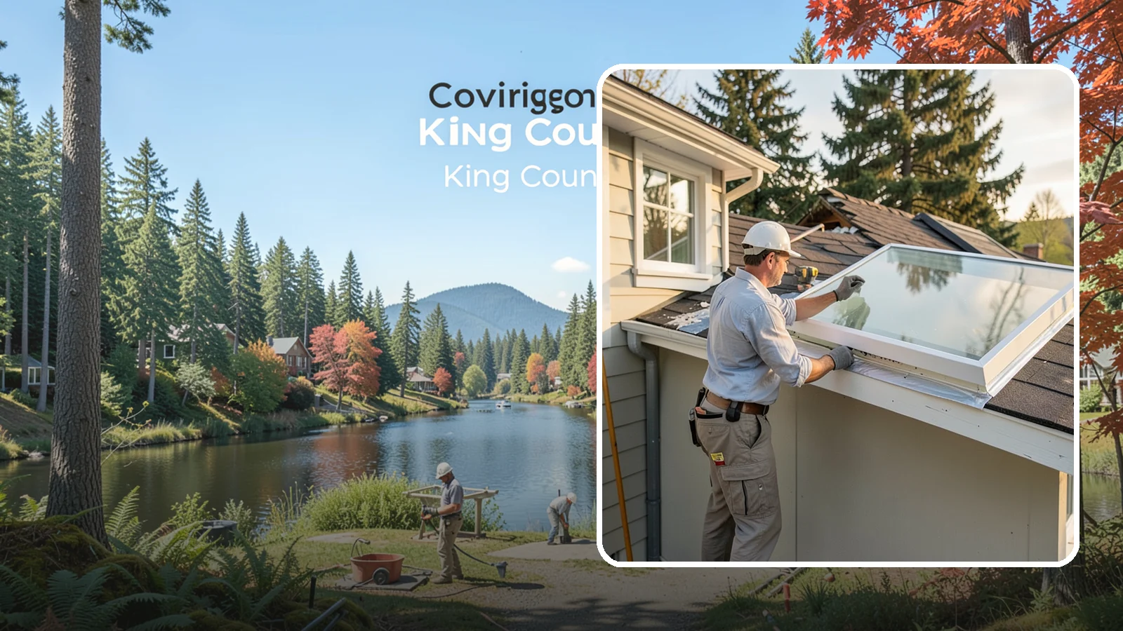 Skylight Replacement in Covington, King County, WA - Swap out aging, foggy, or leaking skylights for efficient new units without disturbing your roof.