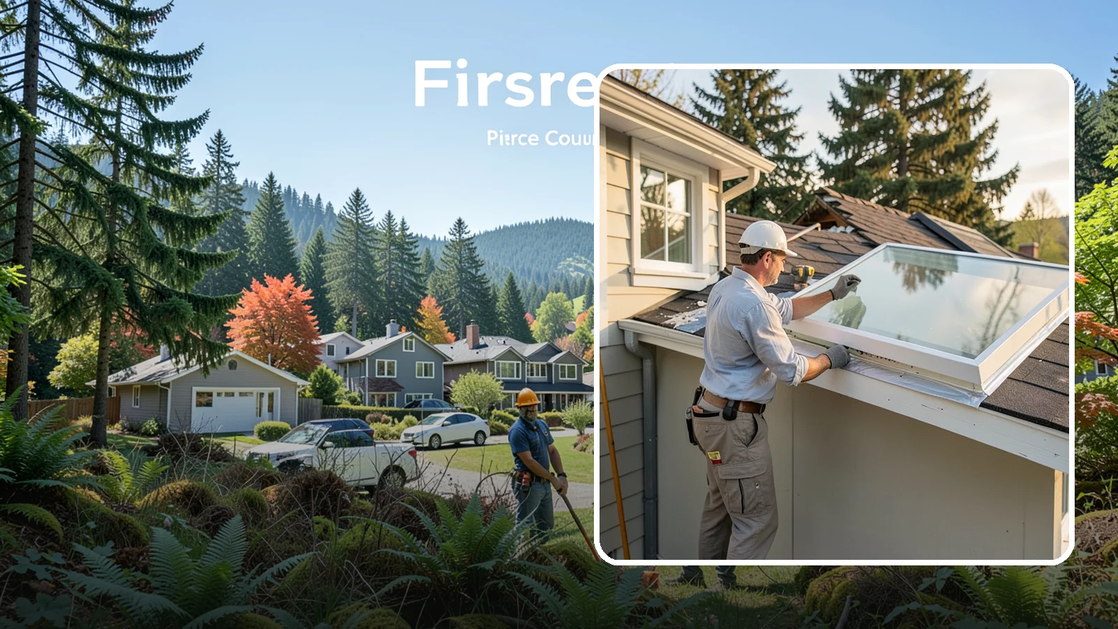 Skylight Replacement in Fircrest, Pierce County, WA - Swap out aging, foggy, or leaking skylights for efficient new units without disturbing your roof.