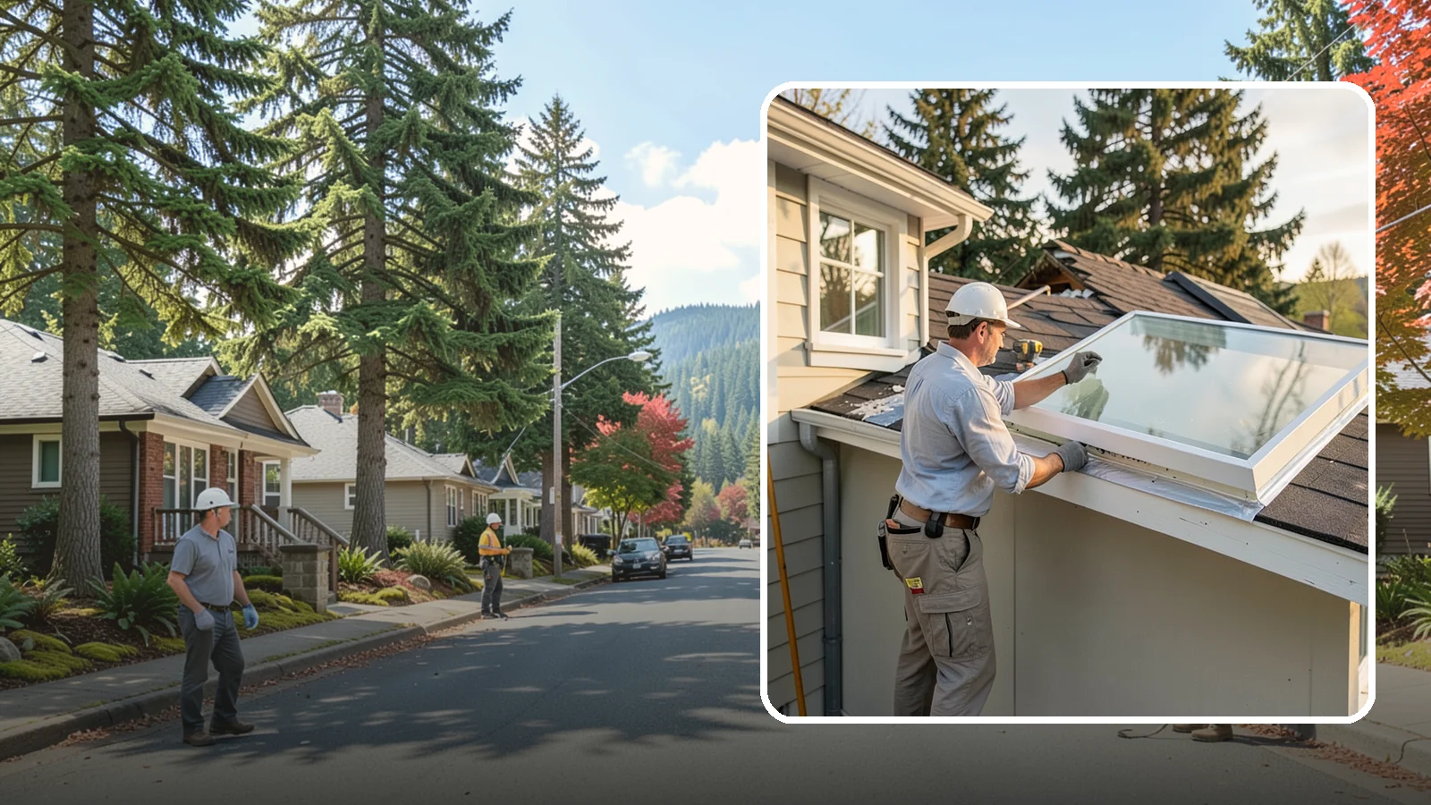 Skylight Replacement in Hunts Point, King County, WA - Swap out aging, foggy, or leaking skylights for efficient new units without disturbing your roof.