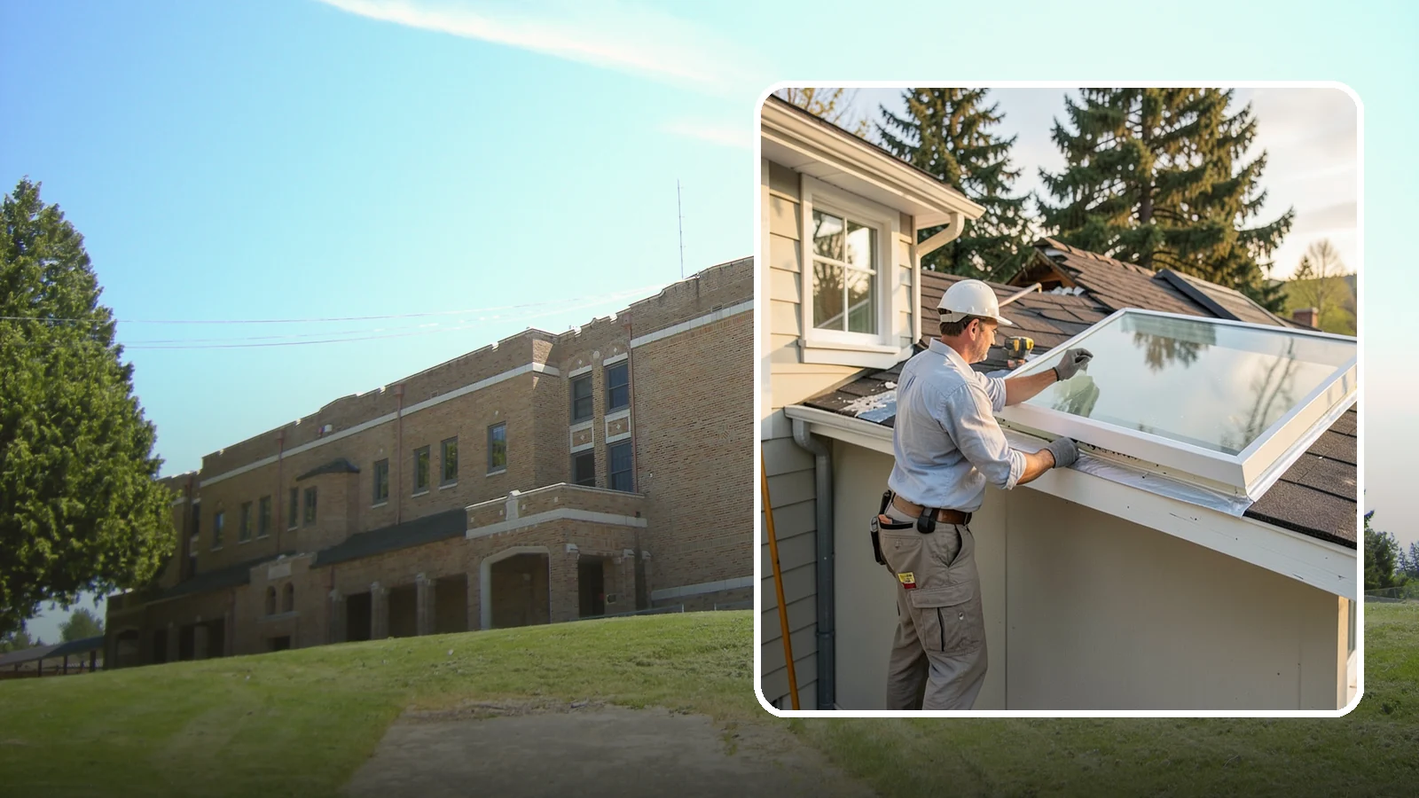 Skylight Replacement in Maple Valley, King County, WA - Swap out aging, foggy, or leaking skylights for efficient new units without disturbing your roof.