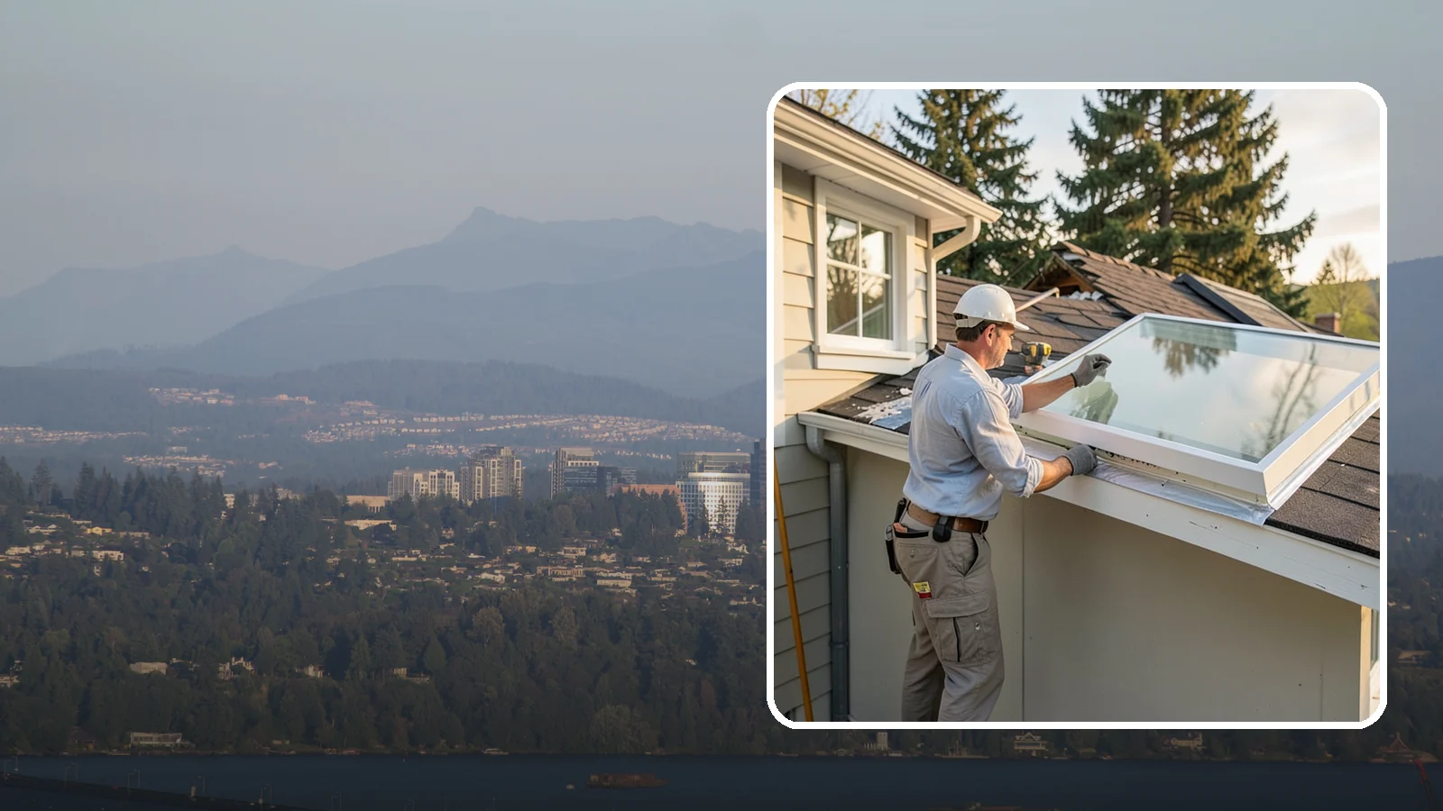 Skylight Replacement in Medina, King County, WA - Swap out aging, foggy, or leaking skylights for efficient new units without disturbing your roof.