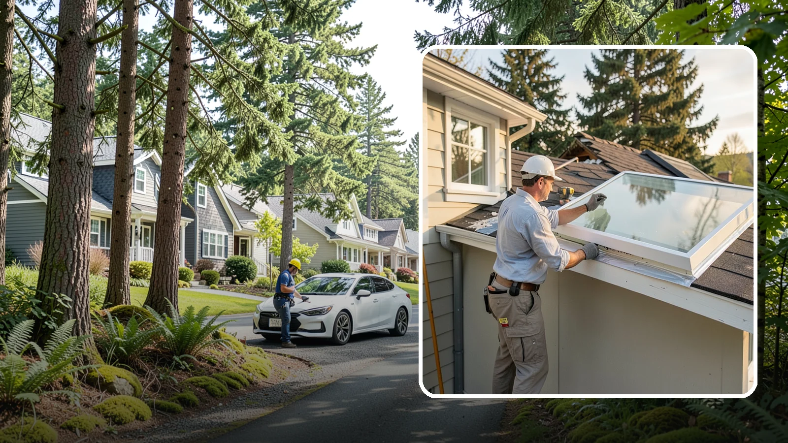 Skylight Replacement in Normandy Park, King County, WA - Swap out aging, foggy, or leaking skylights for efficient new units without disturbing your roof.