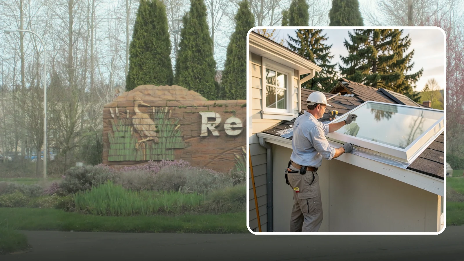 Skylight Replacement in Renton, King County, WA - Swap out aging, foggy, or leaking skylights for efficient new units without disturbing your roof.