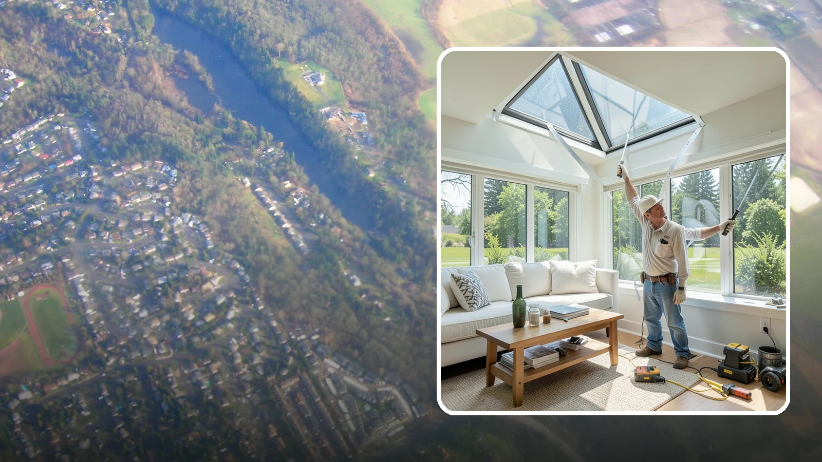 Skylight Window Installation in Algona, King County, WA - Installing leak-resistant skylights that pull daylight into rooms starved for sun during long PNW winters.