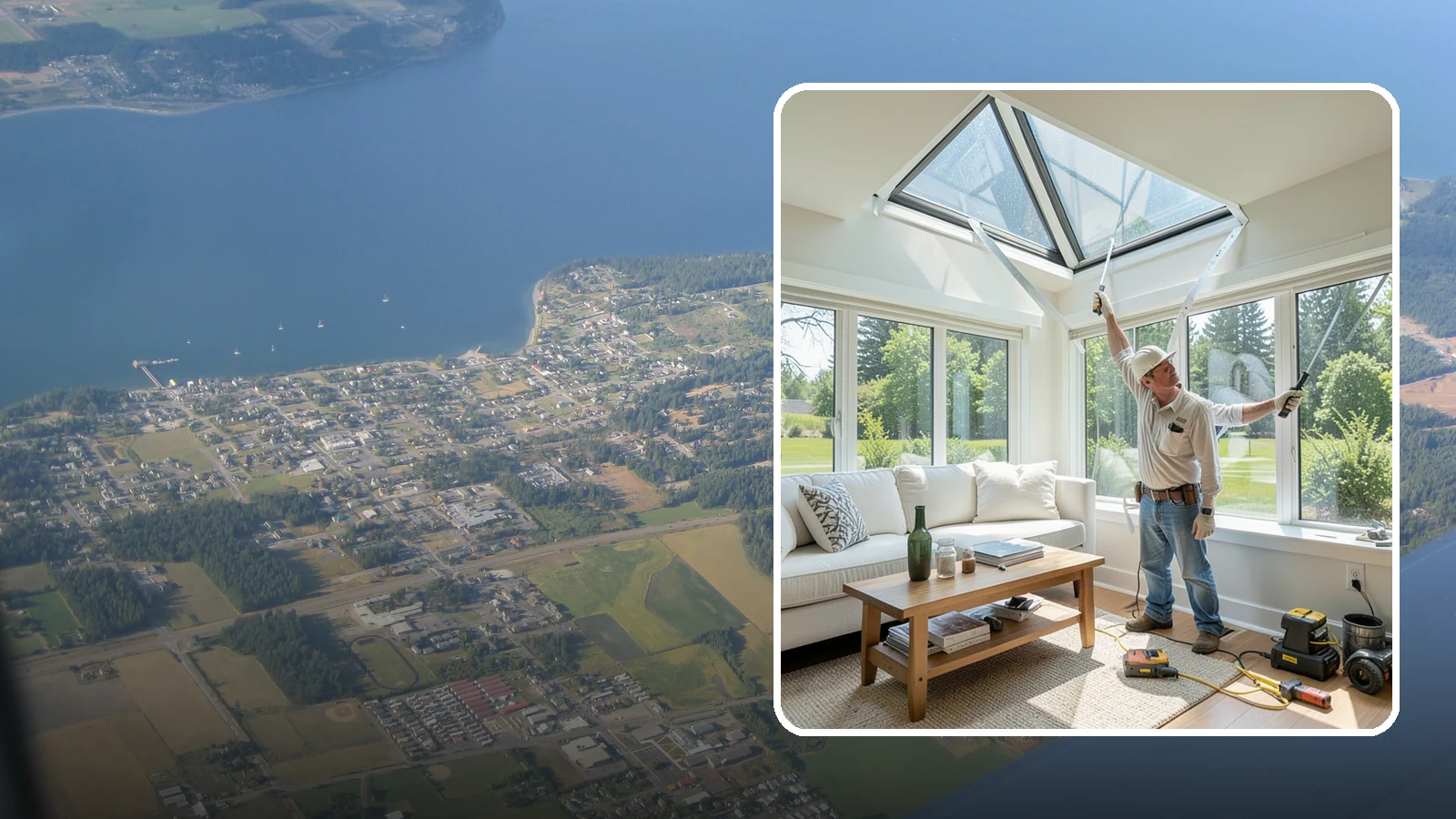 Skylight Window Installation in Coupeville, Island County, WA - Installing leak-resistant skylights that pull daylight into rooms starved for sun during long PNW winters.