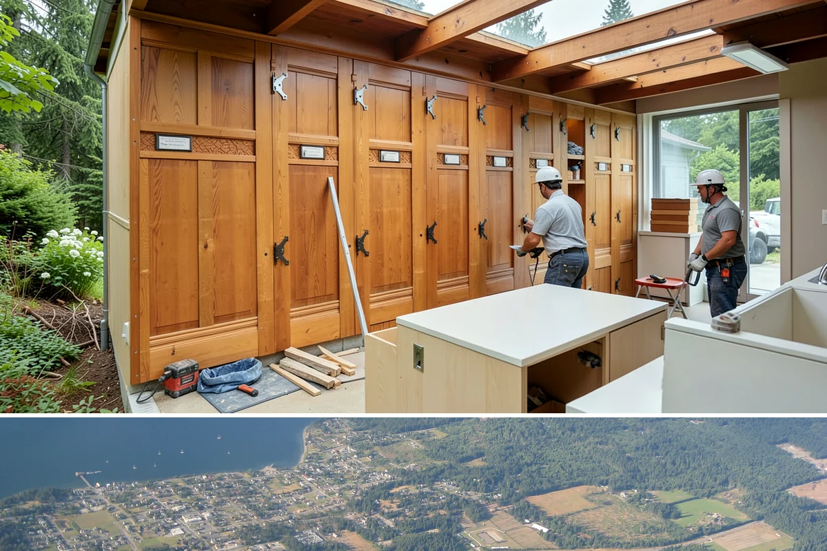 Skylight Window Installation in Coupeville, Island County, WA - Skylight installations are best done during dry weather so the roof opening stays fully protected while flashed and sealed.