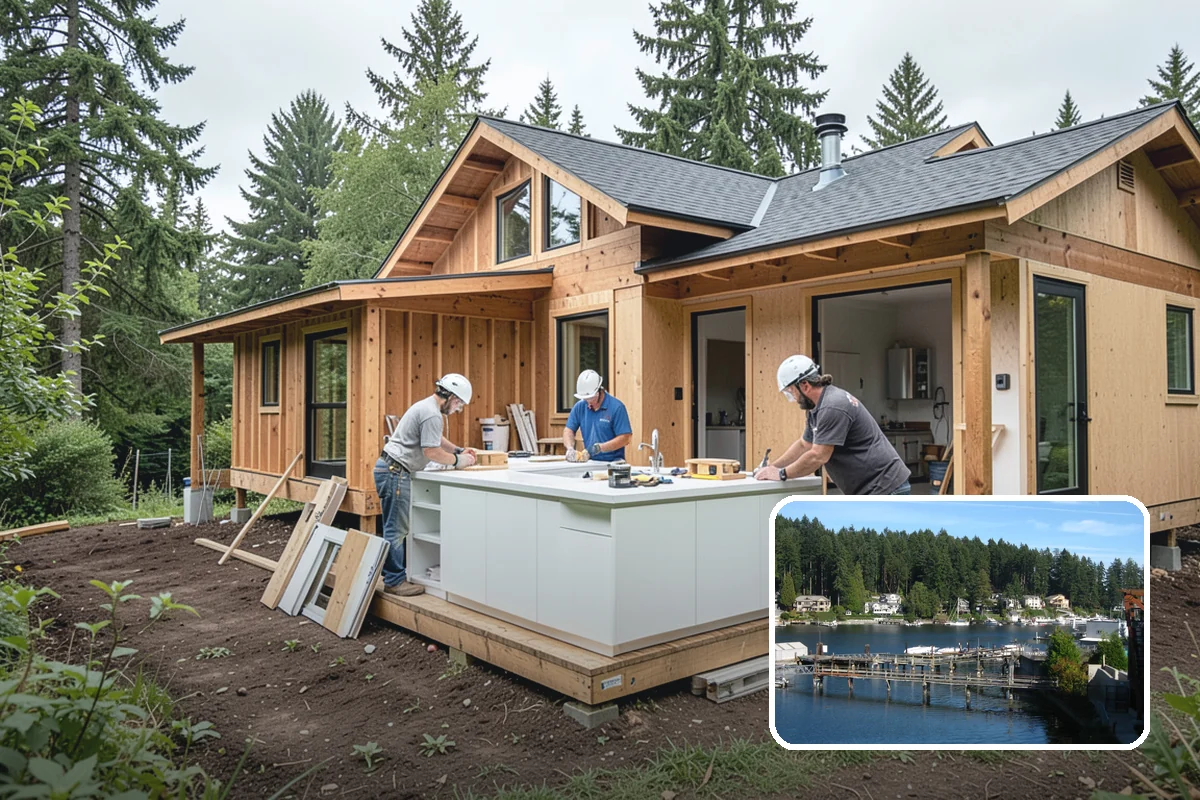 Skylight Window Installation in Gig Harbor, Pierce County, WA - Overhead daylight for dim interior spaces
