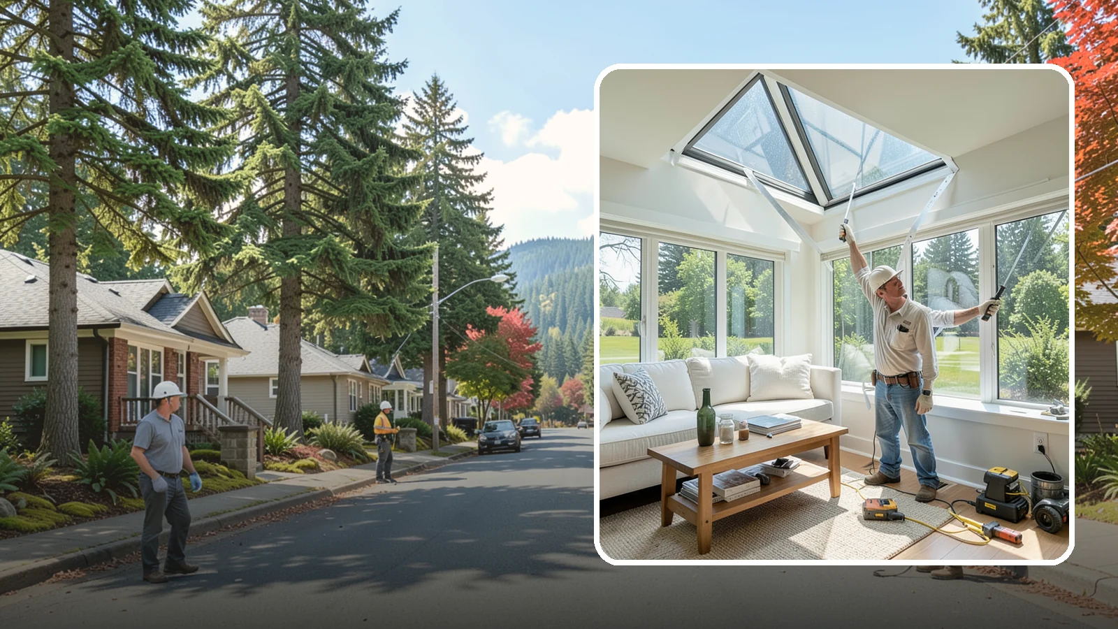 Skylight Window Installation in Hunts Point, King County, WA - Installing leak-resistant skylights that pull daylight into rooms starved for sun during long PNW winters.