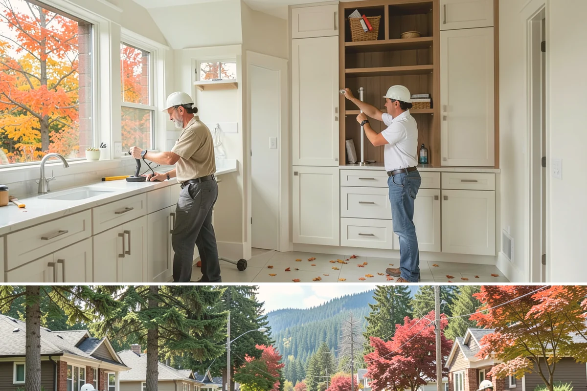 Skylight Window Installation in Hunts Point, King County, WA - Skylight installations are best done during dry weather so the roof opening stays fully protected while flashed and sealed.