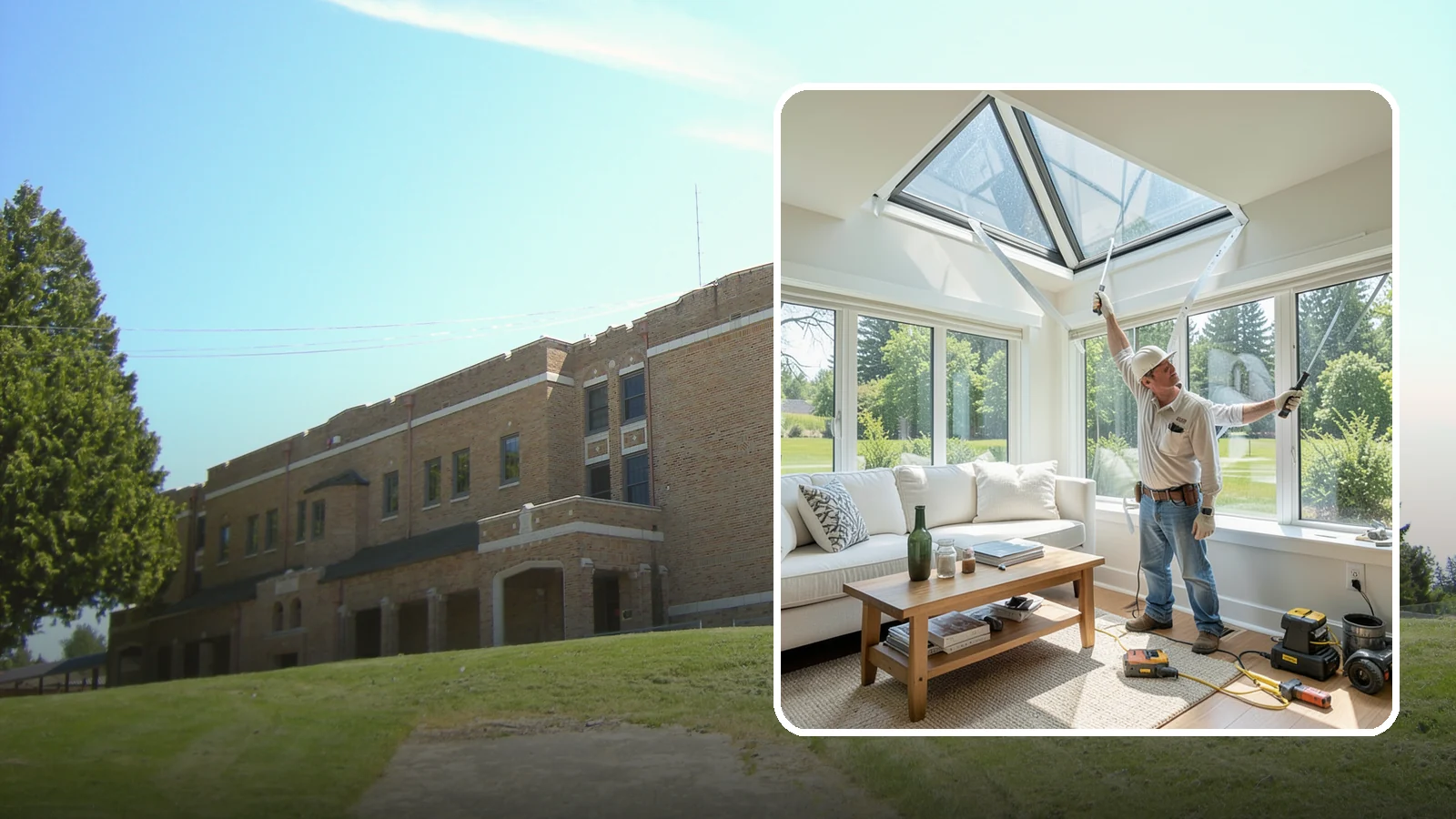 Skylight Window Installation in Maple Valley, King County, WA - Installing leak-resistant skylights that pull daylight into rooms starved for sun during long PNW winters.