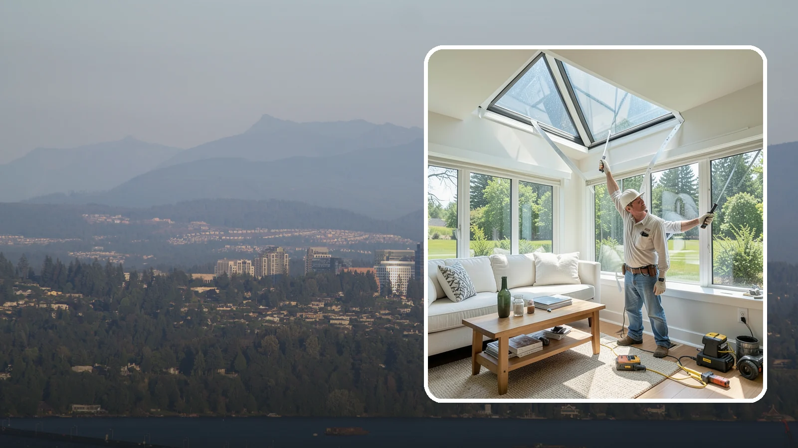 Skylight Window Installation in Medina, King County, WA - Installing leak-resistant skylights that pull daylight into rooms starved for sun during long PNW winters.
