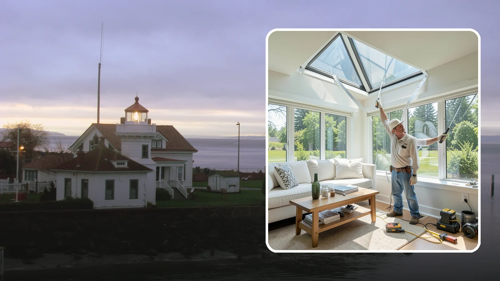Skylight Window Installation in Mukilteo, Snohomish County, WA - Installing leak-resistant skylights that pull daylight into rooms starved for sun during long PNW winters.