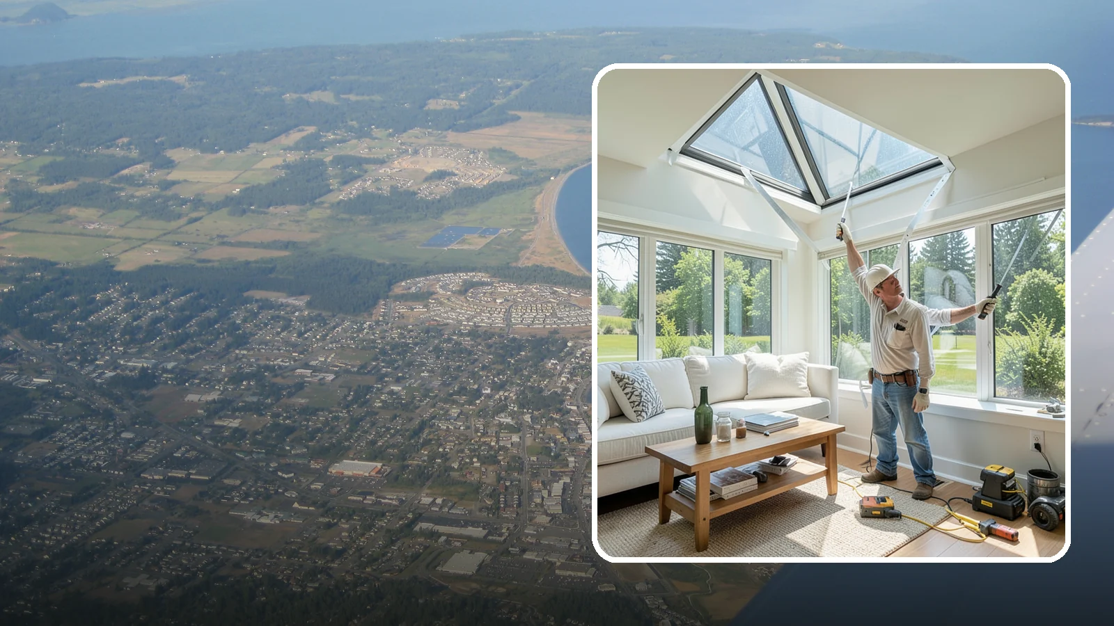 Skylight Window Installation in Oak Harbor, Island County, WA - Installing leak-resistant skylights that pull daylight into rooms starved for sun during long PNW winters.