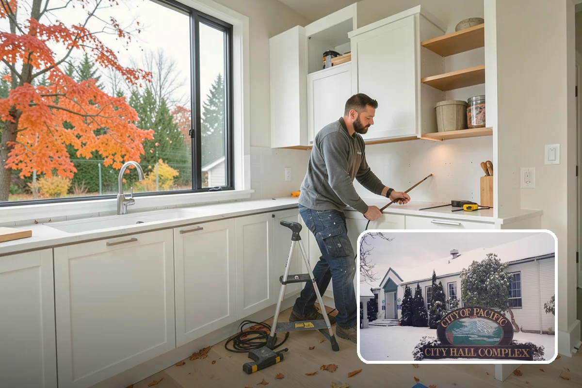 Skylight Window Installation in Pacific, King County, WA - Overhead daylight for dim interior spaces