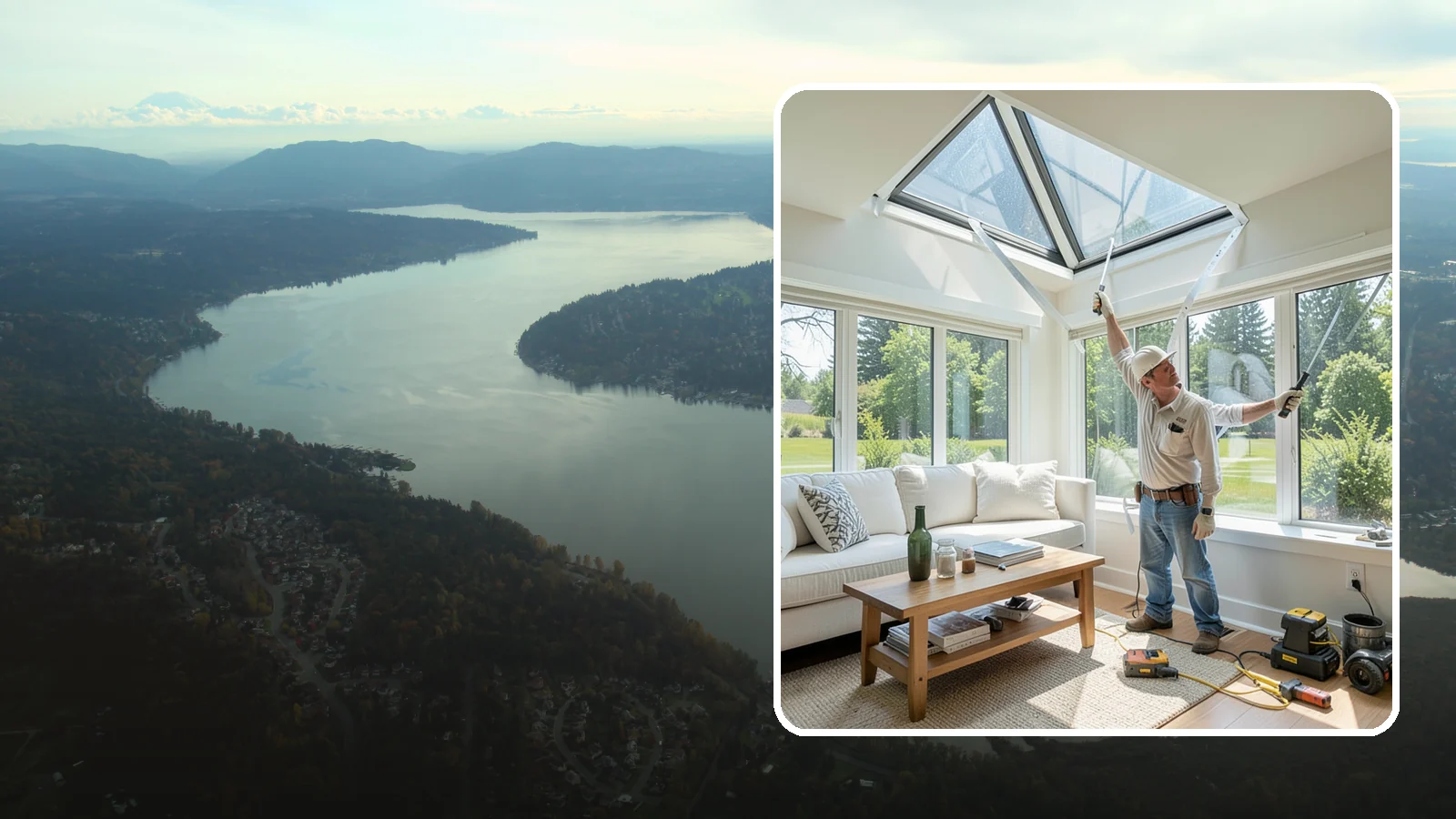 Skylight Window Installation in Sammamish, King County, WA - Installing leak-resistant skylights that pull daylight into rooms starved for sun during long PNW winters.