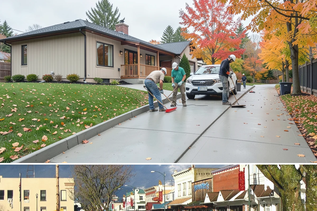 Slab Foundation Installation in Arlington, Snohomish County, WA - Slab pours favor drier days