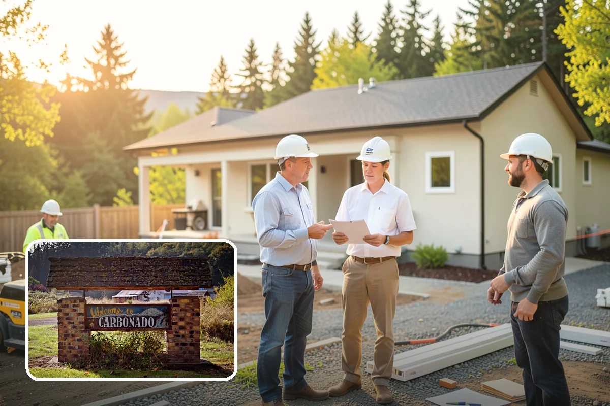 Slab Foundation Installation in Carbonado, Pierce County, WA - One integrated pour that serves as footing and floor