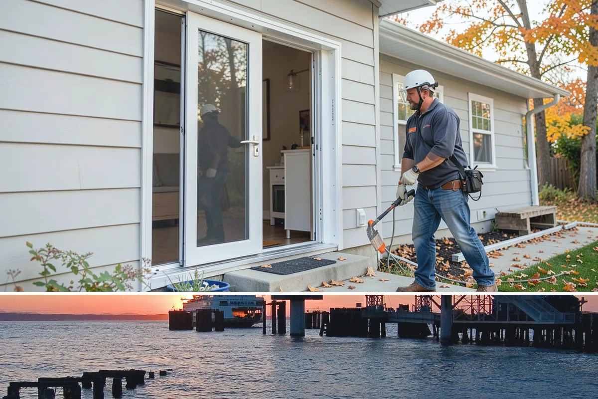Slab Foundation Installation in Edmonds, Snohomish County, WA - Slab pours favor drier days