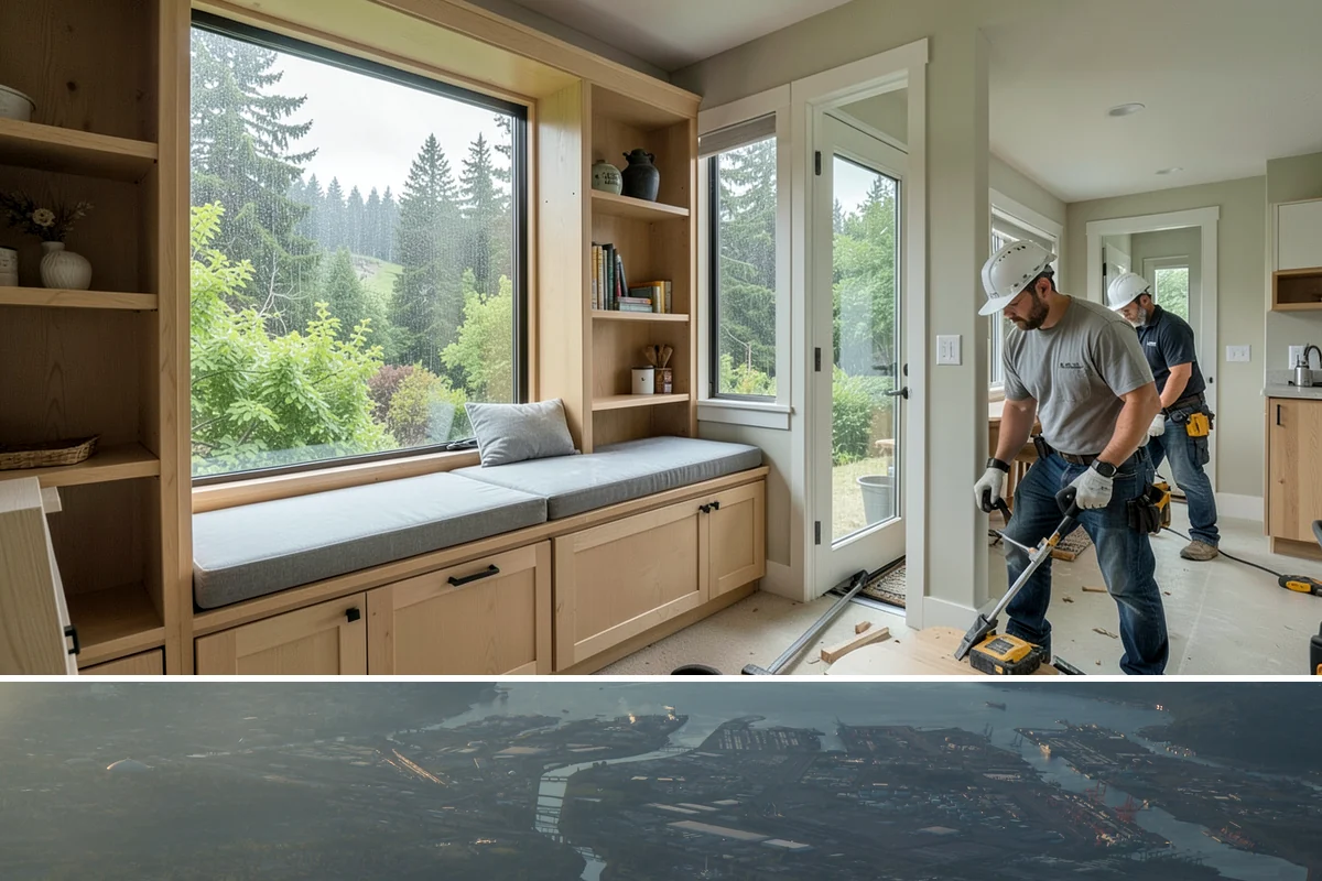 Slab Foundation Installation in Fife, Pierce County, WA - Slab pours favor drier days