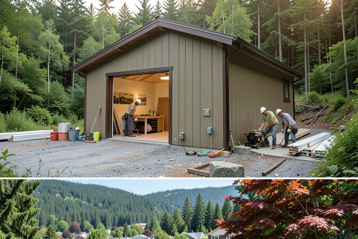 Slab Foundation Installation in Index, Snohomish County, WA - Slab pours favor drier days