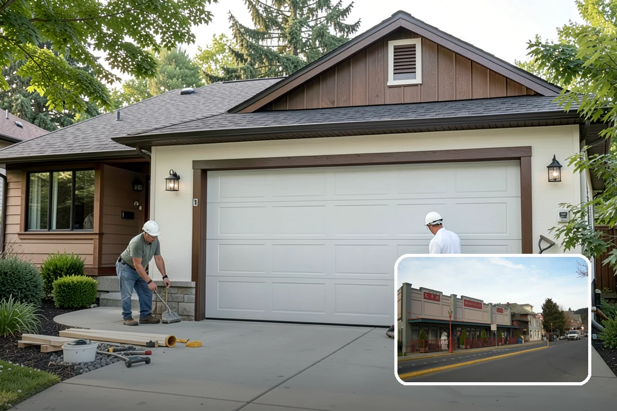 Slab Foundation Installation in Issaquah, King County, WA - One integrated pour that serves as footing and floor