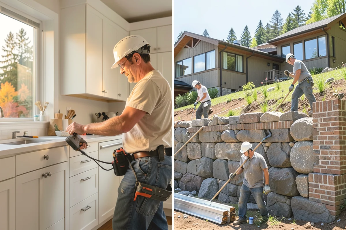 Slab Foundation Installation in Lake Stevens, Snohomish County, WA - Grade and compact the sub-base to the required density
