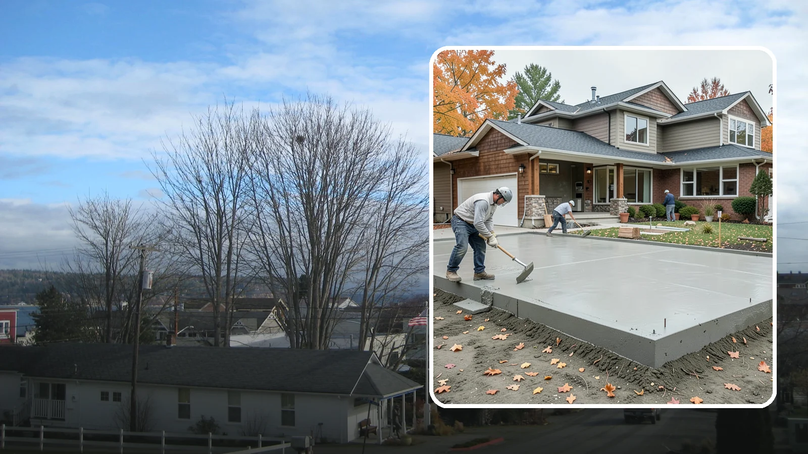 Slab Foundation Installation in Langley, Island County, WA - We pour monolithic and reinforced slab-on-grade foundations that give additions and homes a solid, ground-level base.