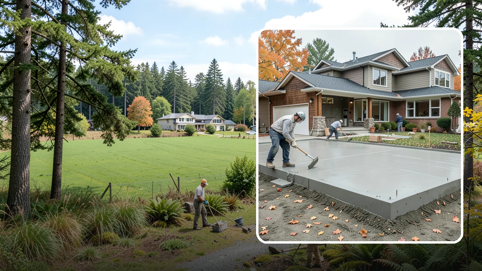 Slab Foundation Installation in Lyman, Skagit County, WA - We pour monolithic and reinforced slab-on-grade foundations that give additions and homes a solid, ground-level base.