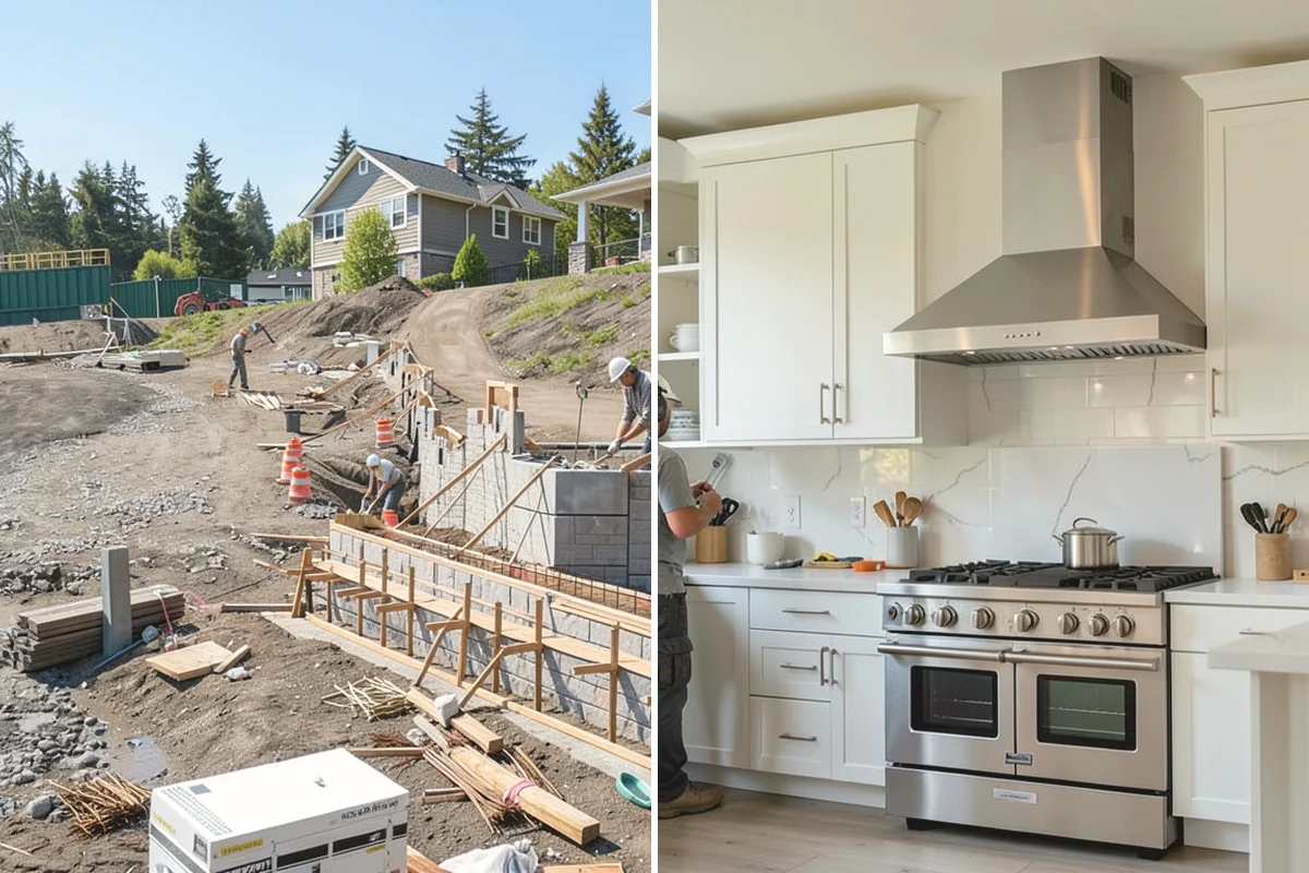 Slab Foundation Installation in Mill Creek, Snohomish County, WA - Grade and compact the sub-base to the required density