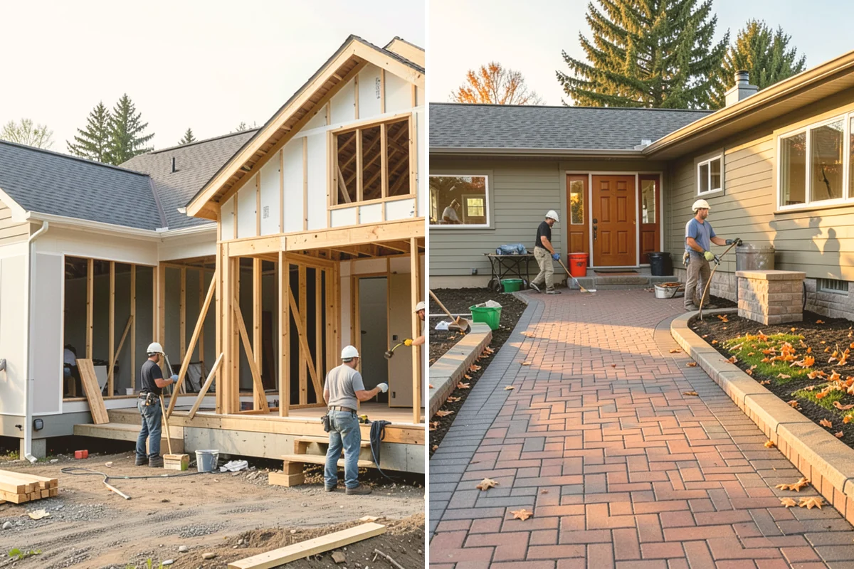 Slab Foundation Installation in Orting, Pierce County, WA - Grade and compact the sub-base to the required density