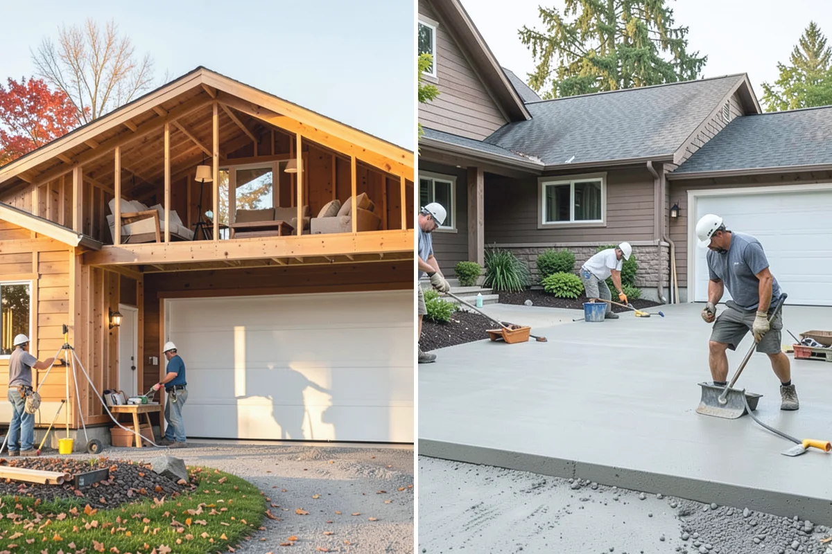 Slab Foundation Installation in Sumner, Pierce County, WA - Grade and compact the sub-base to the required density
