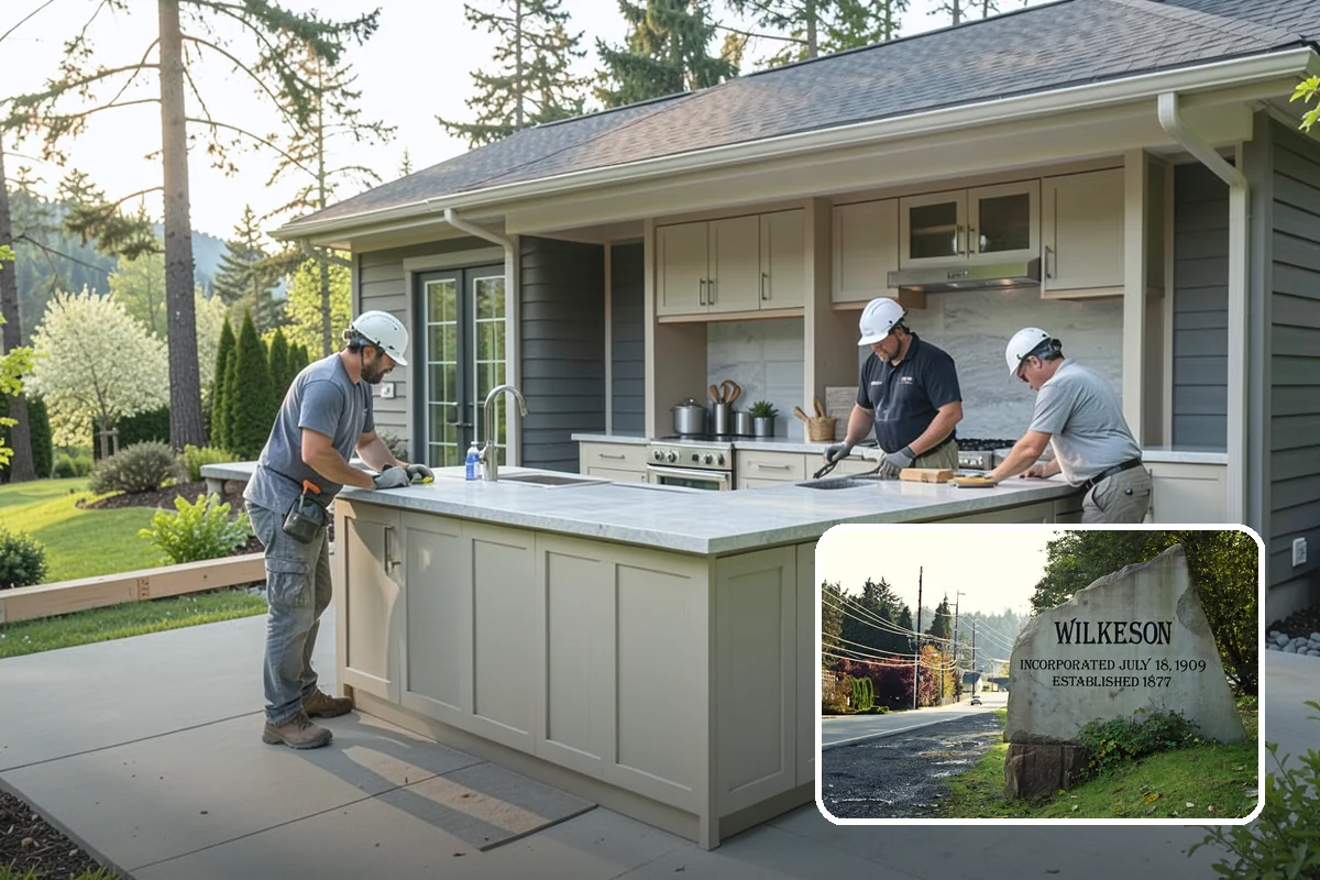 Slab Foundation Installation in Wilkeson, Pierce County, WA - One integrated pour that serves as footing and floor