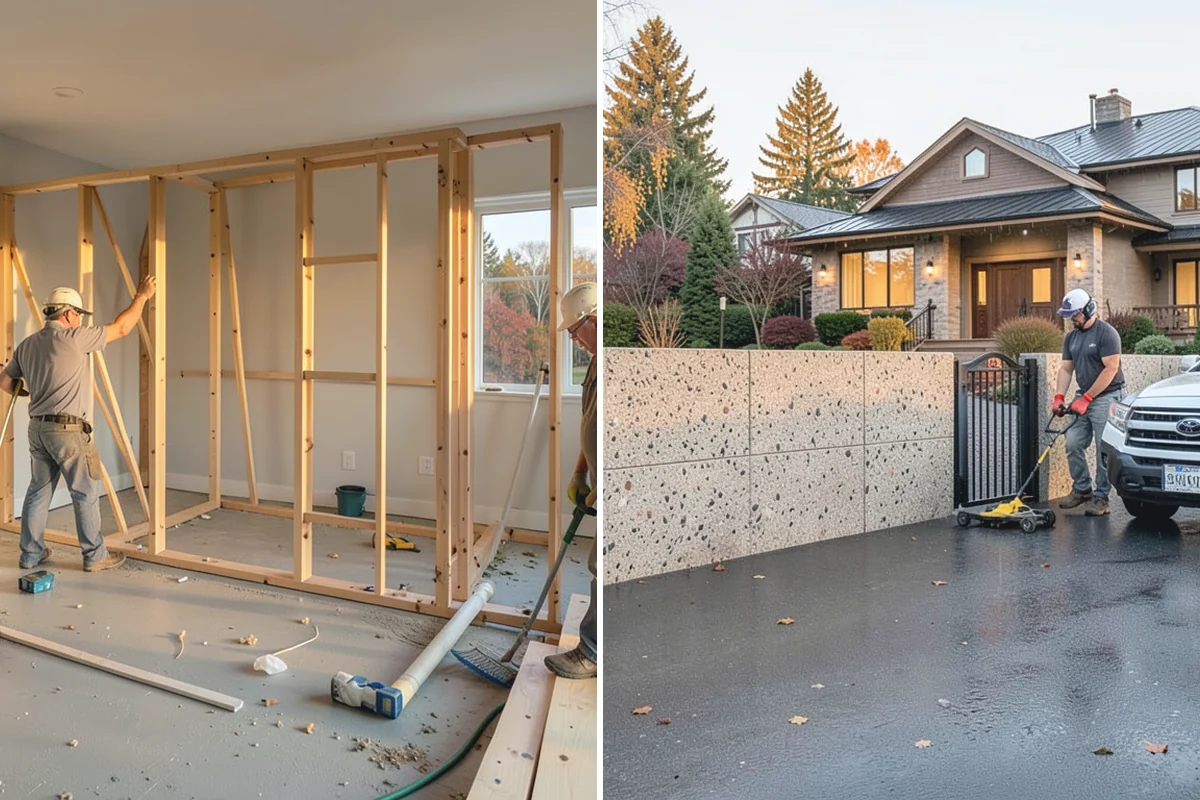 Slab Foundation Installation in Wilkeson, Pierce County, WA - Grade and compact the sub-base to the required density