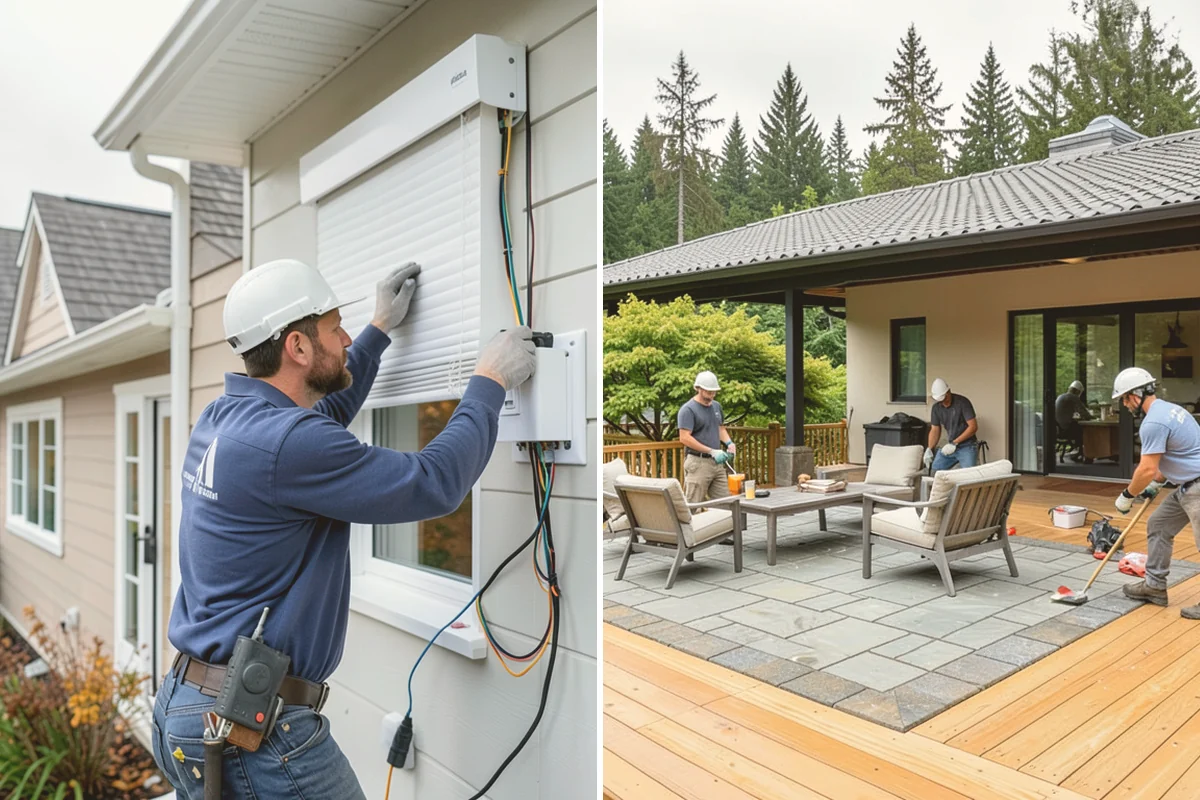 Slate Flooring Installation in Brier, Snohomish County, WA - Sort slate tiles for color and thickness