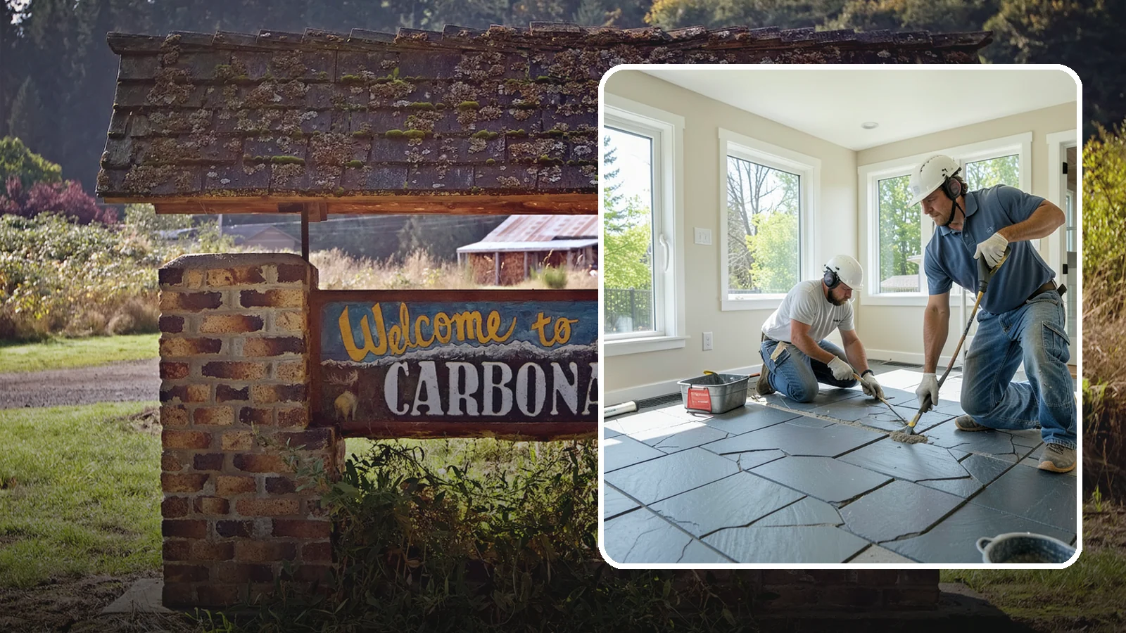 Slate Flooring Installation in Carbonado, Pierce County, WA - Rugged slate flooring installation that delivers natural slip resistance and earthy texture for high-traffic areas.