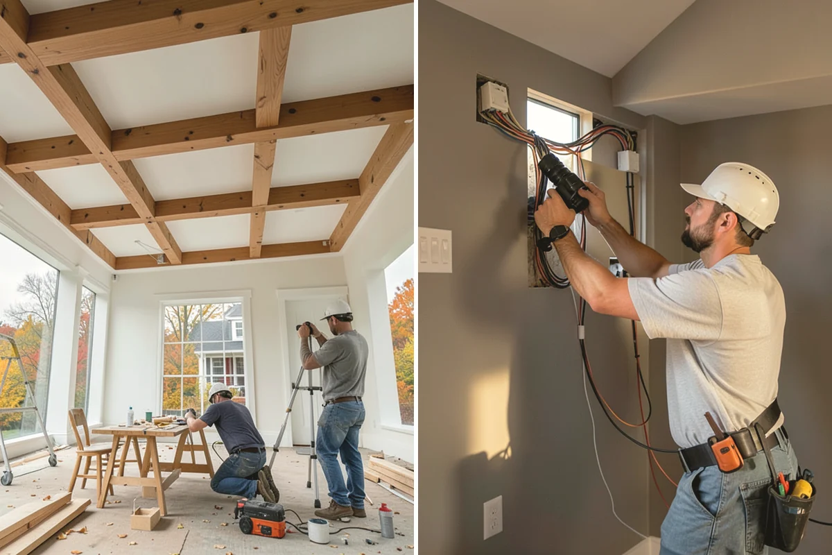Slate Flooring Installation in Carnation, King County, WA - Sort slate tiles for color and thickness