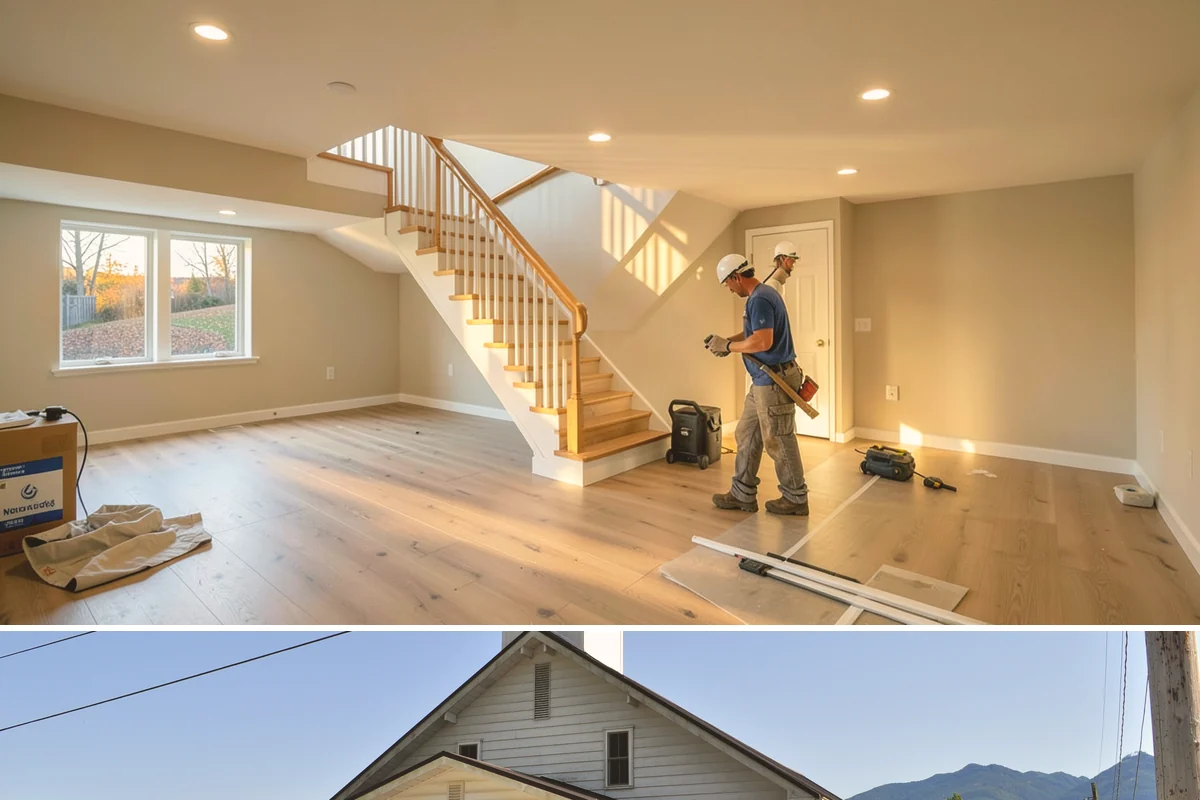 Slate Flooring Installation in Concrete, Skagit County, WA - Slate floors can be installed year-round and are especially valued heading into the wet season for their wet-grip traction.