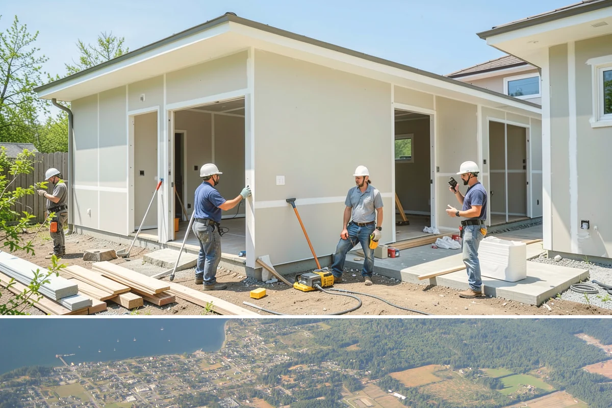 Slate Flooring Installation in Coupeville, Island County, WA - Slate floors can be installed year-round and are especially valued heading into the wet season for their wet-grip traction.