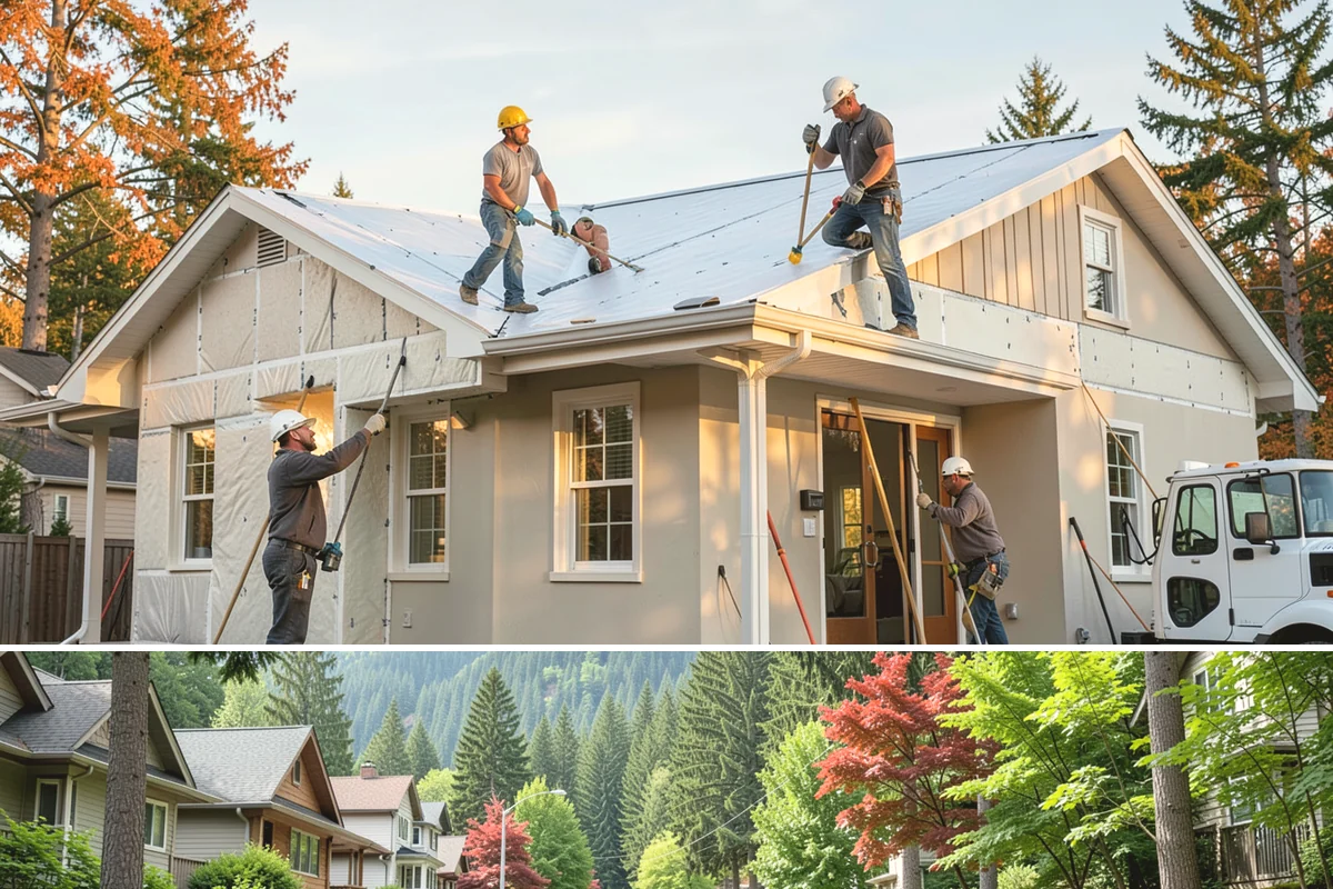 Slate Flooring Installation in Darrington, Snohomish County, WA - Slate floors can be installed year-round and are especially valued heading into the wet season for their wet-grip traction.