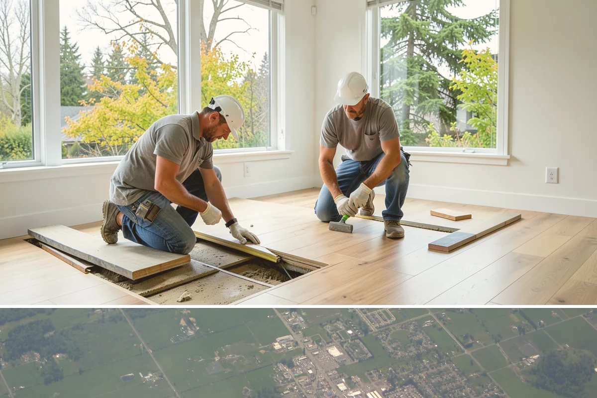 Slate Flooring Installation in Enumclaw, King County, WA - Slate floors can be installed year-round and are especially valued heading into the wet season for their wet-grip traction.