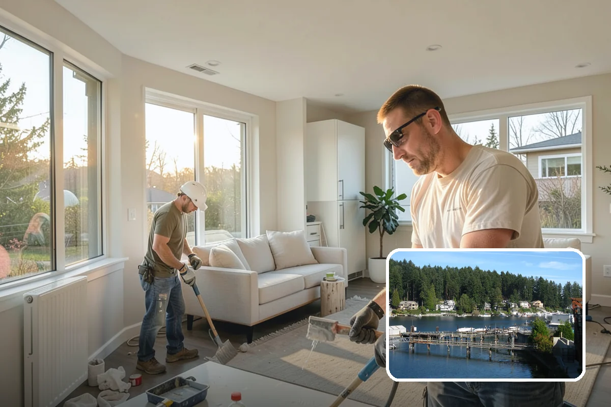 Slate Flooring Installation in Gig Harbor, Pierce County, WA - Naturally slip-resistant when wet