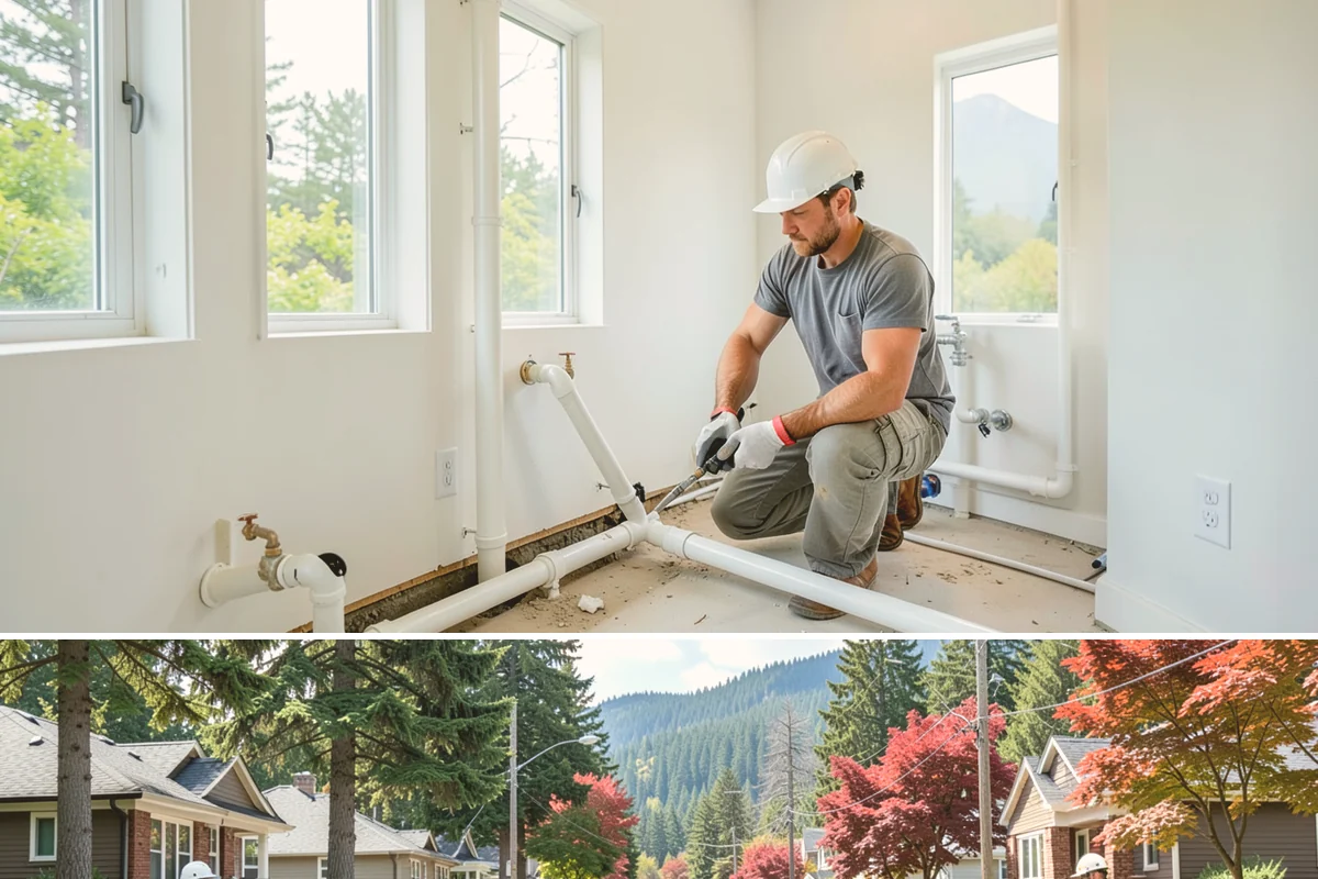 Slate Flooring Installation in Hunts Point, King County, WA - Slate floors can be installed year-round and are especially valued heading into the wet season for their wet-grip traction.