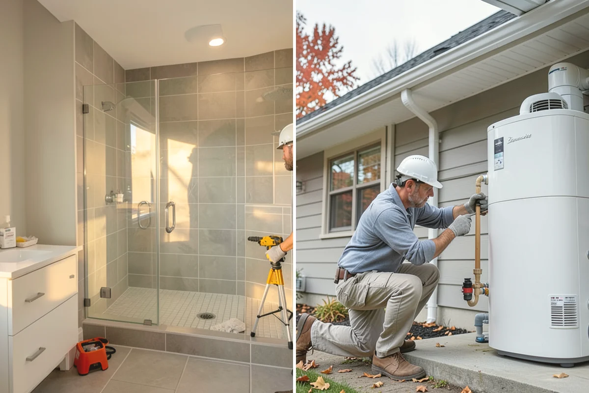 Slate Flooring Installation in Mountlake Terrace, Snohomish County, WA - Sort slate tiles for color and thickness