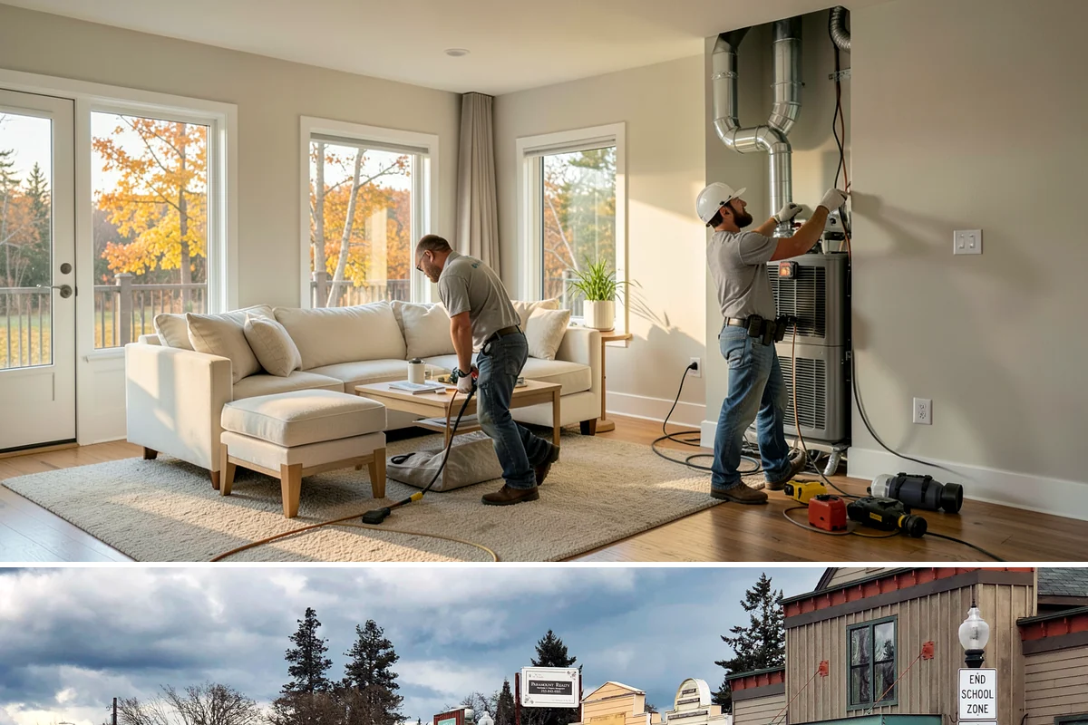 Slate Flooring Installation in Roy, Pierce County, WA - Slate floors can be installed year-round and are especially valued heading into the wet season for their wet-grip traction.