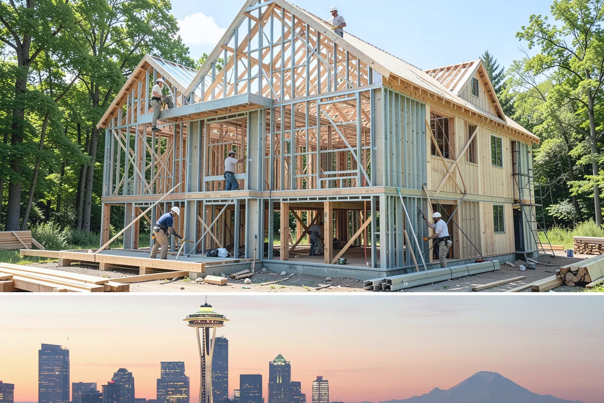 Slate Flooring Installation in Seattle, King County, WA - Slate floors can be installed year-round and are especially valued heading into the wet season for their wet-grip traction.