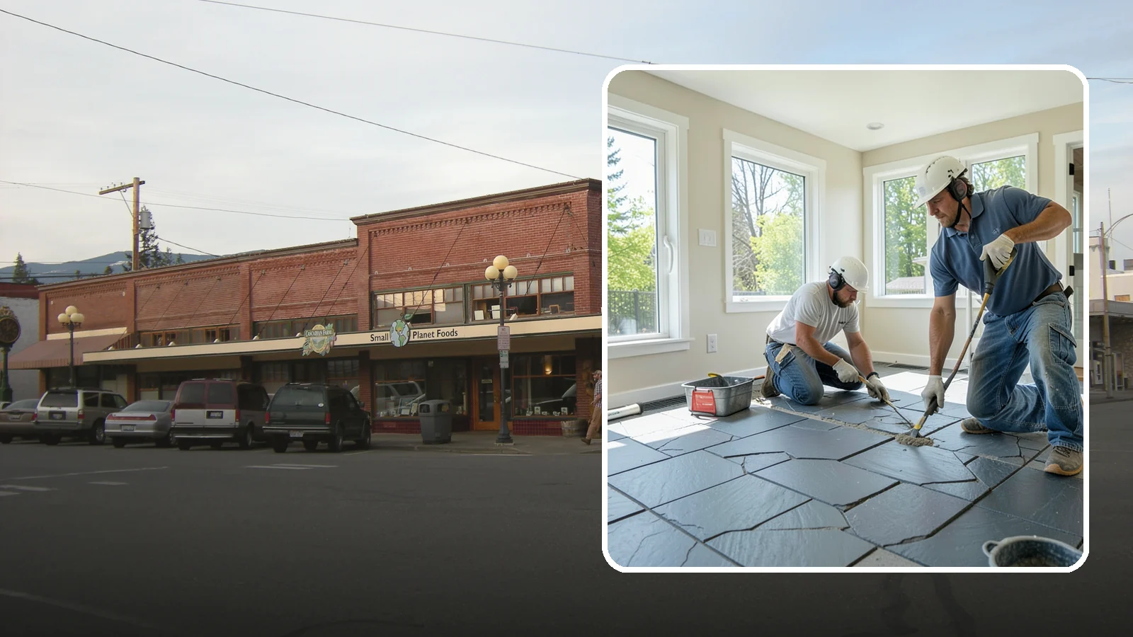 Slate Flooring Installation in Sedro-Woolley, Skagit County, WA - Rugged slate flooring installation that delivers natural slip resistance and earthy texture for high-traffic areas.